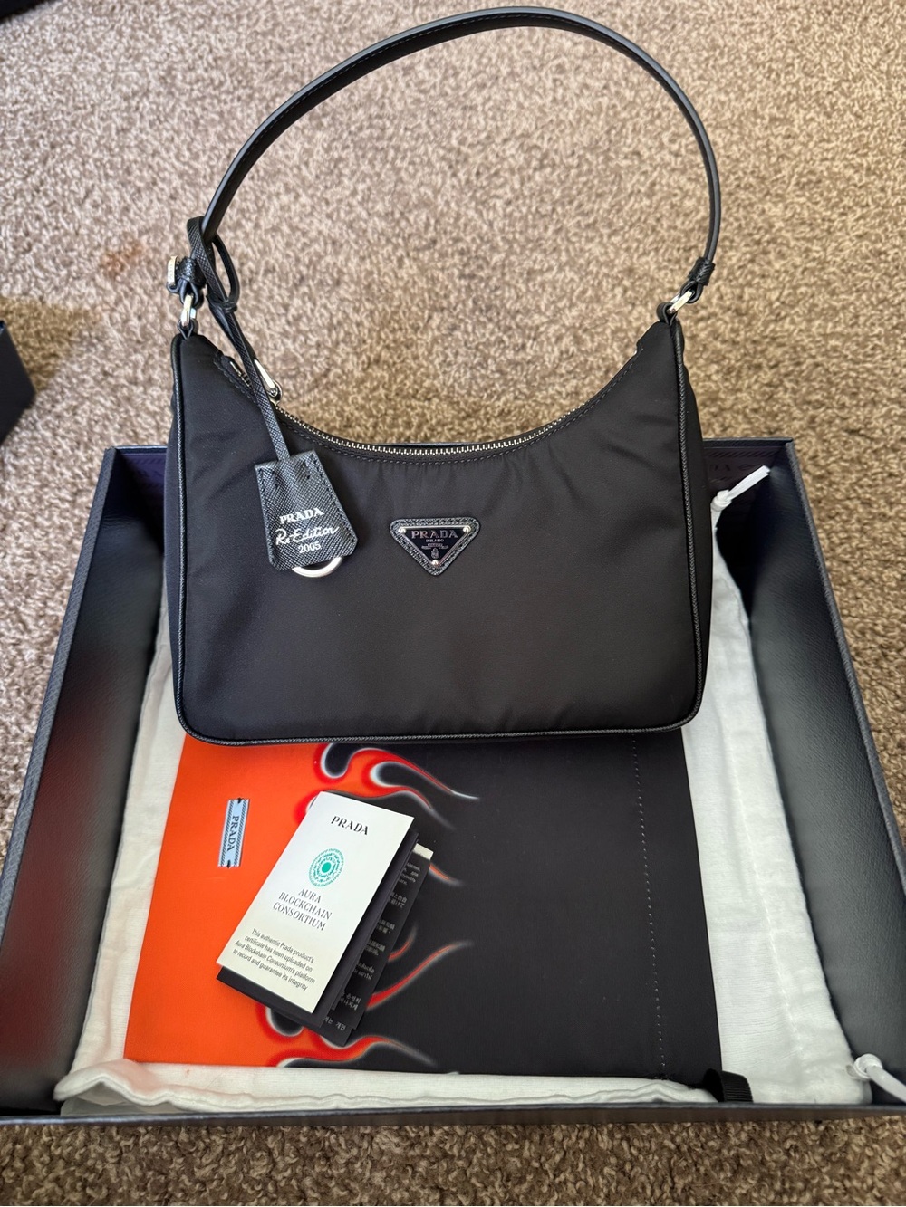Prada Re-Edition 2005 Re-Nylon and Saffiano mini bag